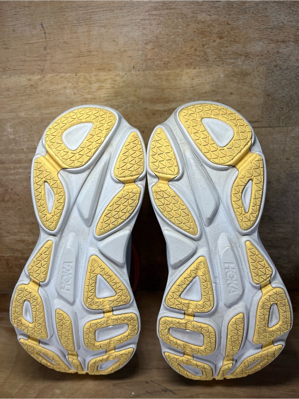 Hoka One One Bondi 8 REFLECTIVE Womens Sz 8.5 Running Shoes Sneakers White Blue - Picture 9 of 13